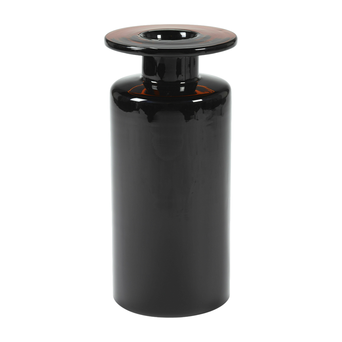Vase en vidrio marrón oscuro 40 cm Viento y Fuego - Serax
