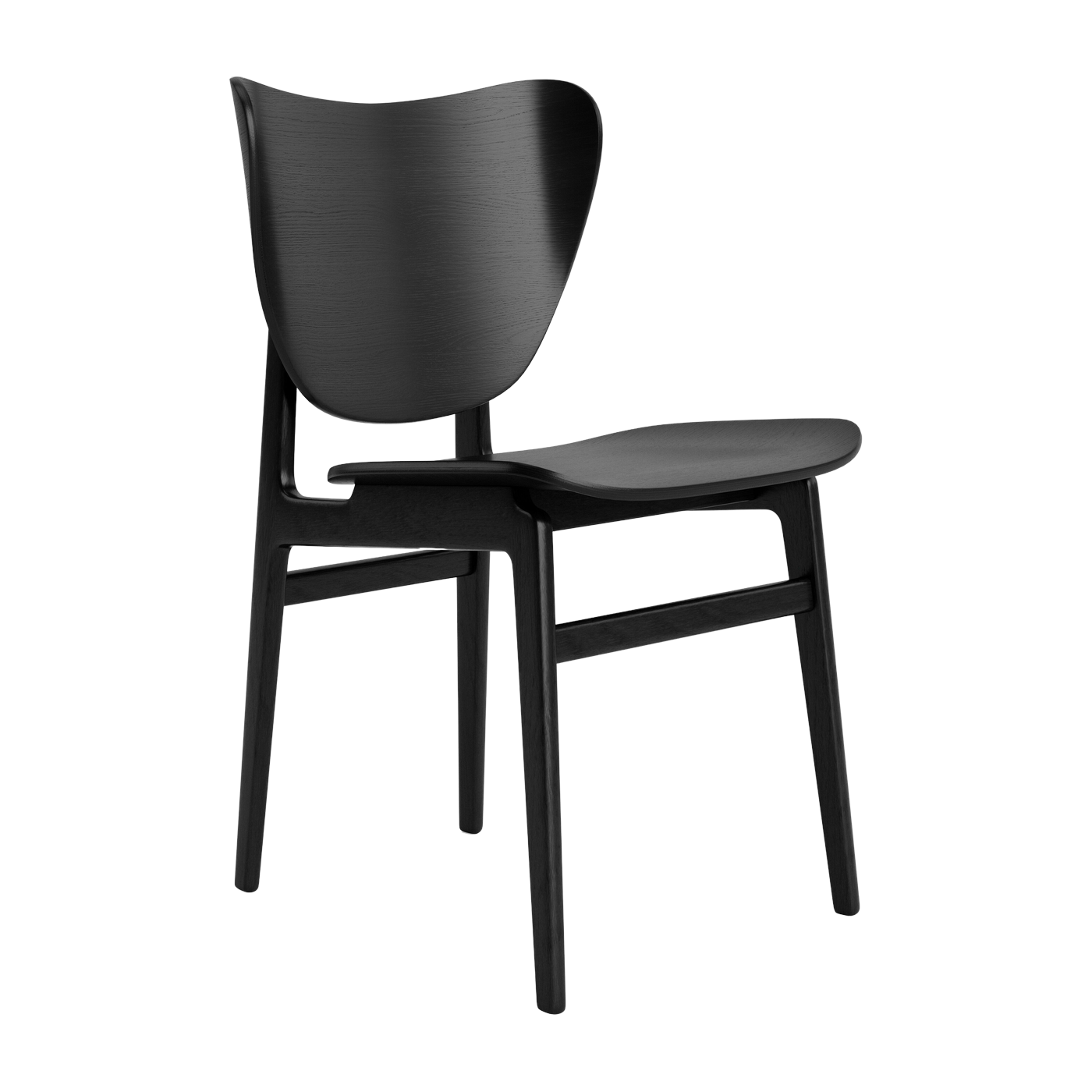 Sedia in rovere nero Elephant - NORR11
