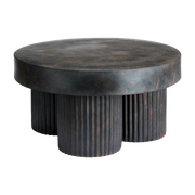 Mesa de centro de fibra de hormigón marrón Gear 70 cm - NORR11