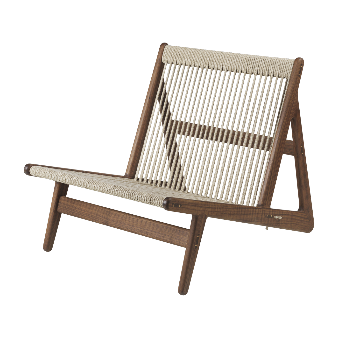 Sessel aus massivem Walnussholz MR01 -. Gubi
