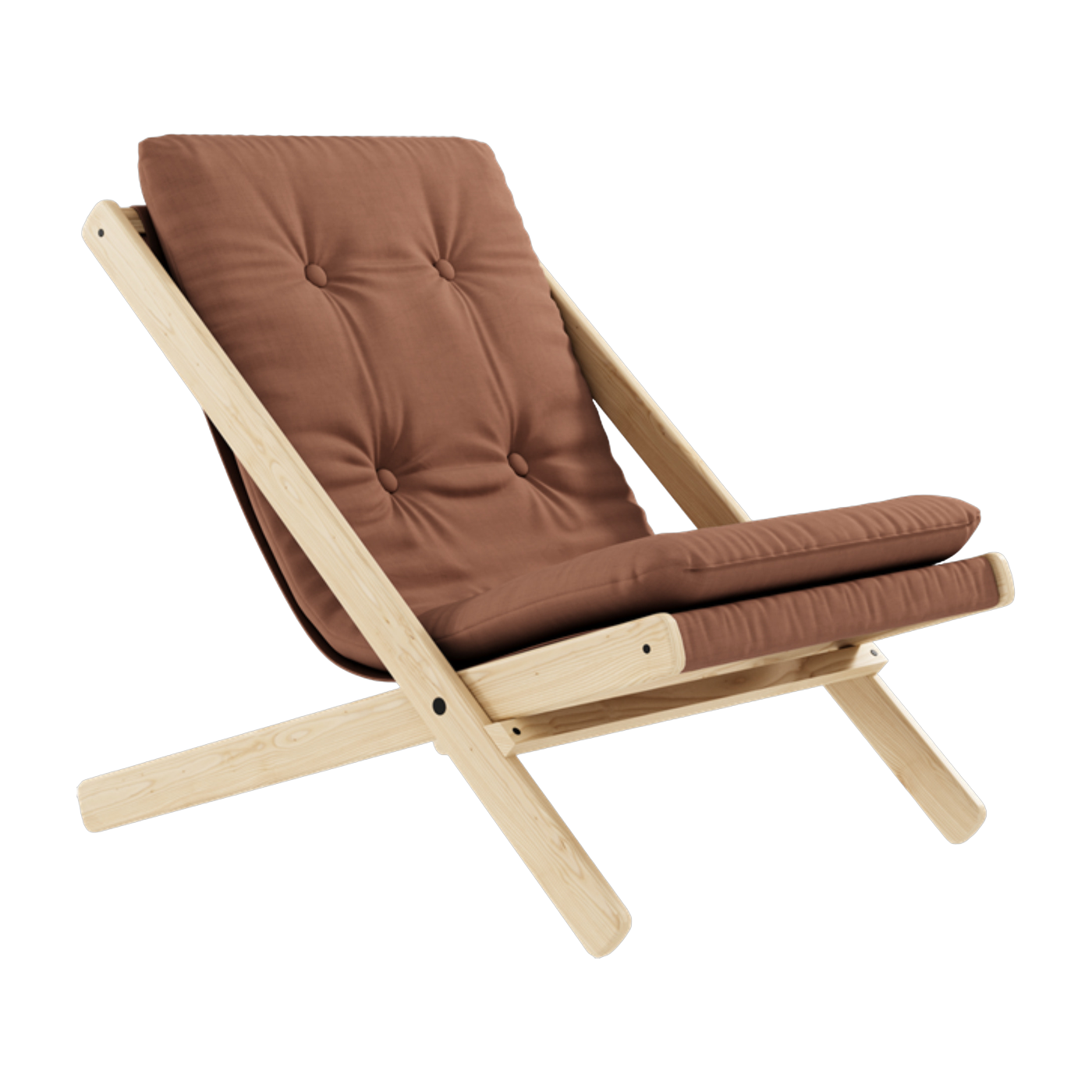 Silla de madera marrón Boogie - Karup Design