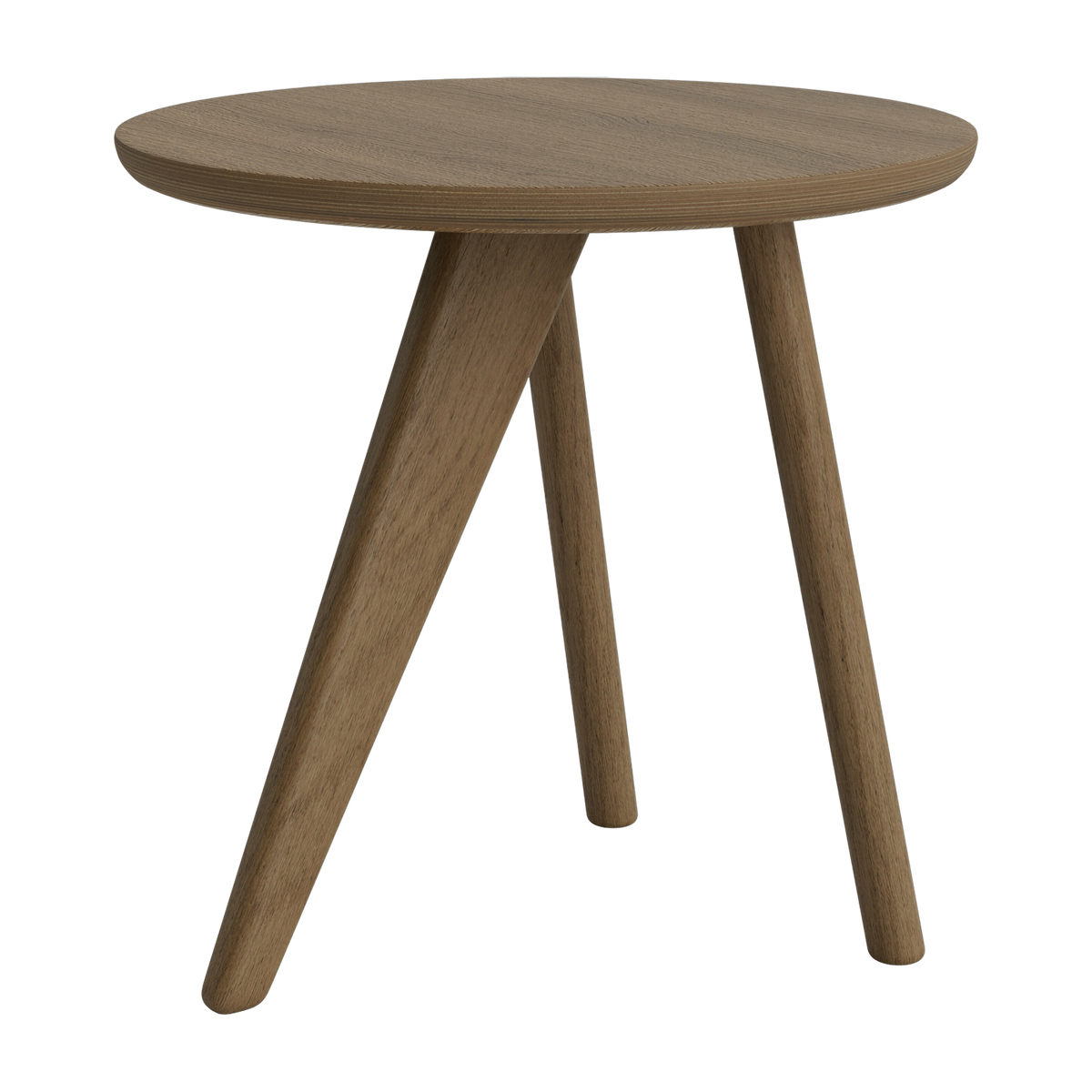 Mesa auxiliar de roble macizo ahumado Fin - NORR11