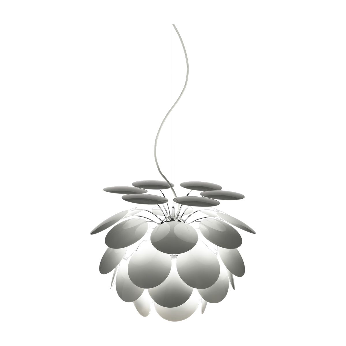 Lámpara colgante de metal blanco 53 cm Discoco - Marset
