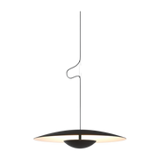 Lampada a sospensione in alluminio bianco e nero dali Ginger 32 - Marset