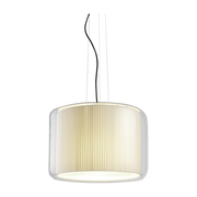 Suspension en verre soufflé beige 30cm Mercer - Marset
