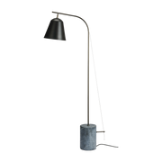 Lampada da terra in alluminio nero Line Two - NORR11