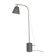 Lampada da terra in alluminio ossidato Line Two - NORR11
