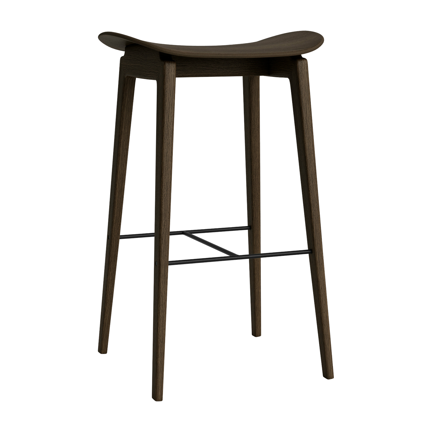 Sgabello da bar in rovere affumicato 65 cm NY11 - NORR11
