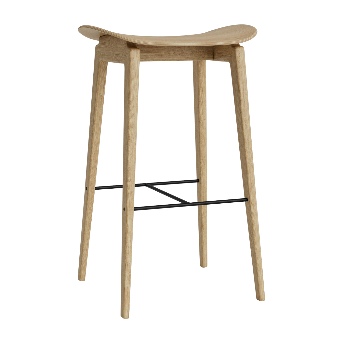 Sgabello da bar in rovere naturale e 65 cm NY11 - NORR11