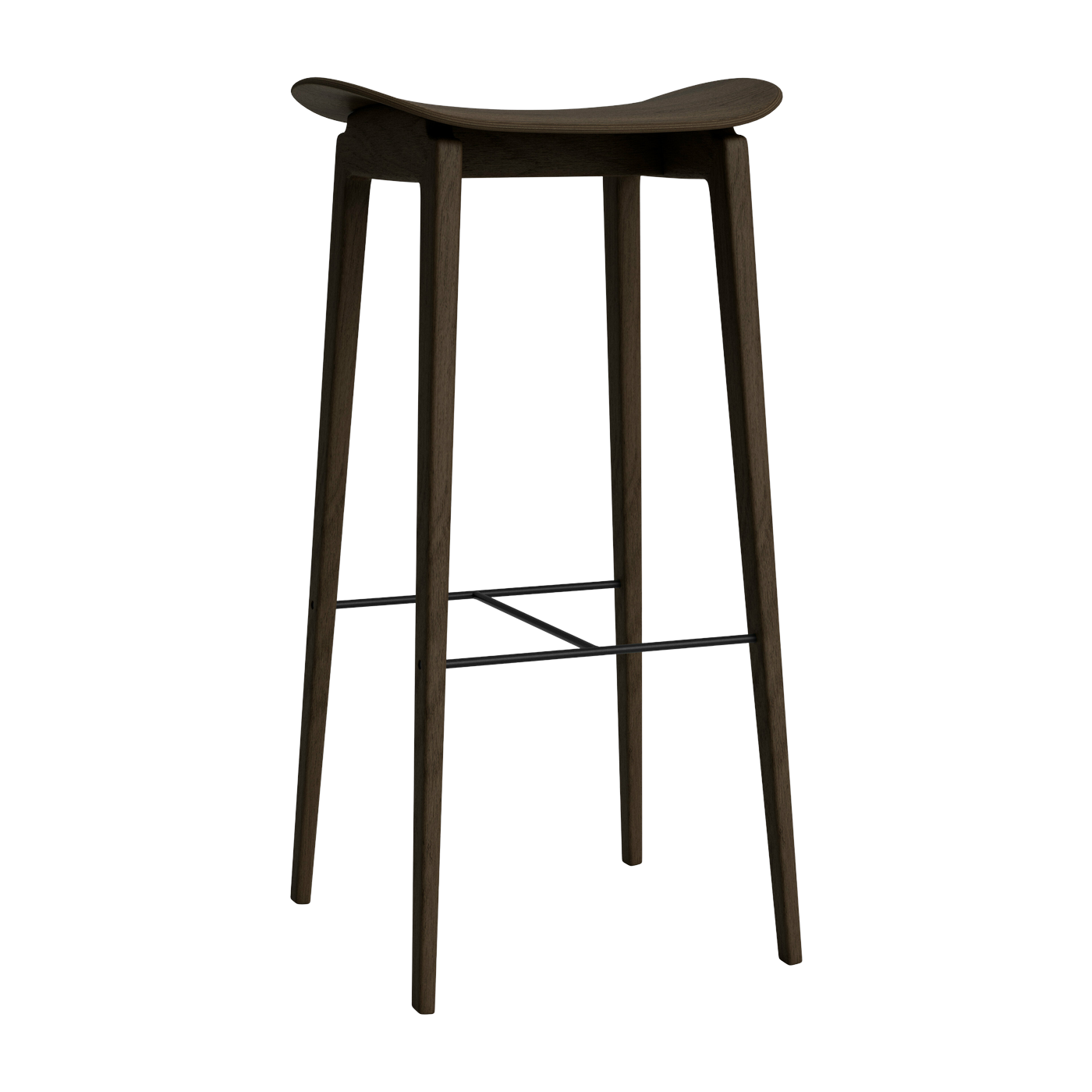 Sgabello da bar in rovere fumé 75 cm NY11 - NORR11