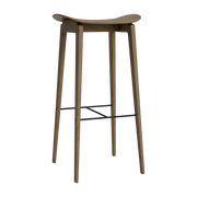 Bar stool in light smoked oak 75 cm NY11 - NORR11