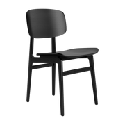 Chaise en chêne noire NY11 - NORR11