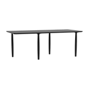 Table à dîner en chêne noir 95 x 200 cm Oku - NORR11