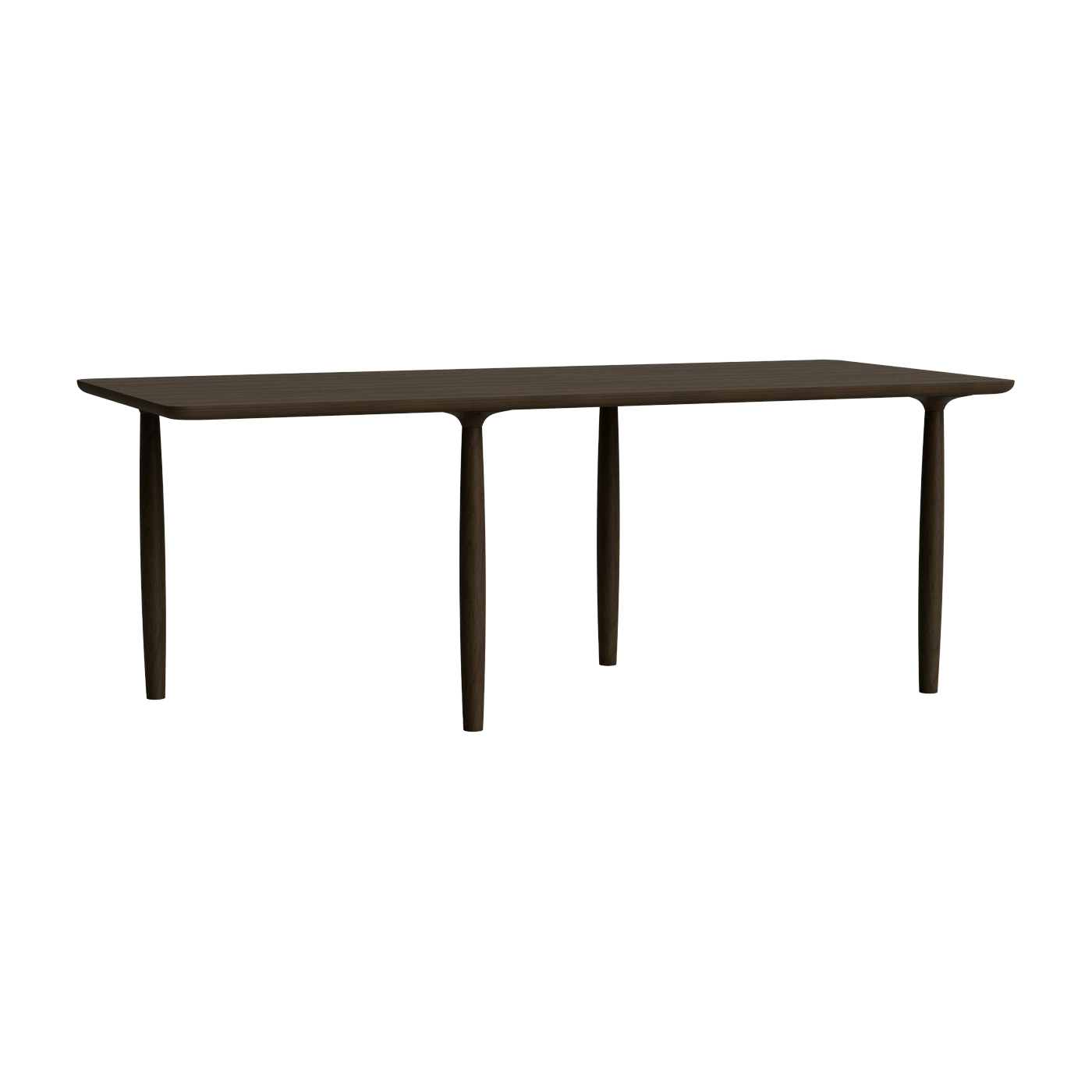 Esstisch aus Räuchereiche 95 x 200 cm Oku -. NORR11