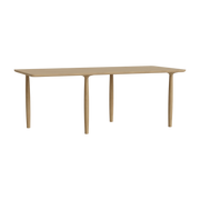 Natural oak dining table 95 x 200cm Oku - NORR11