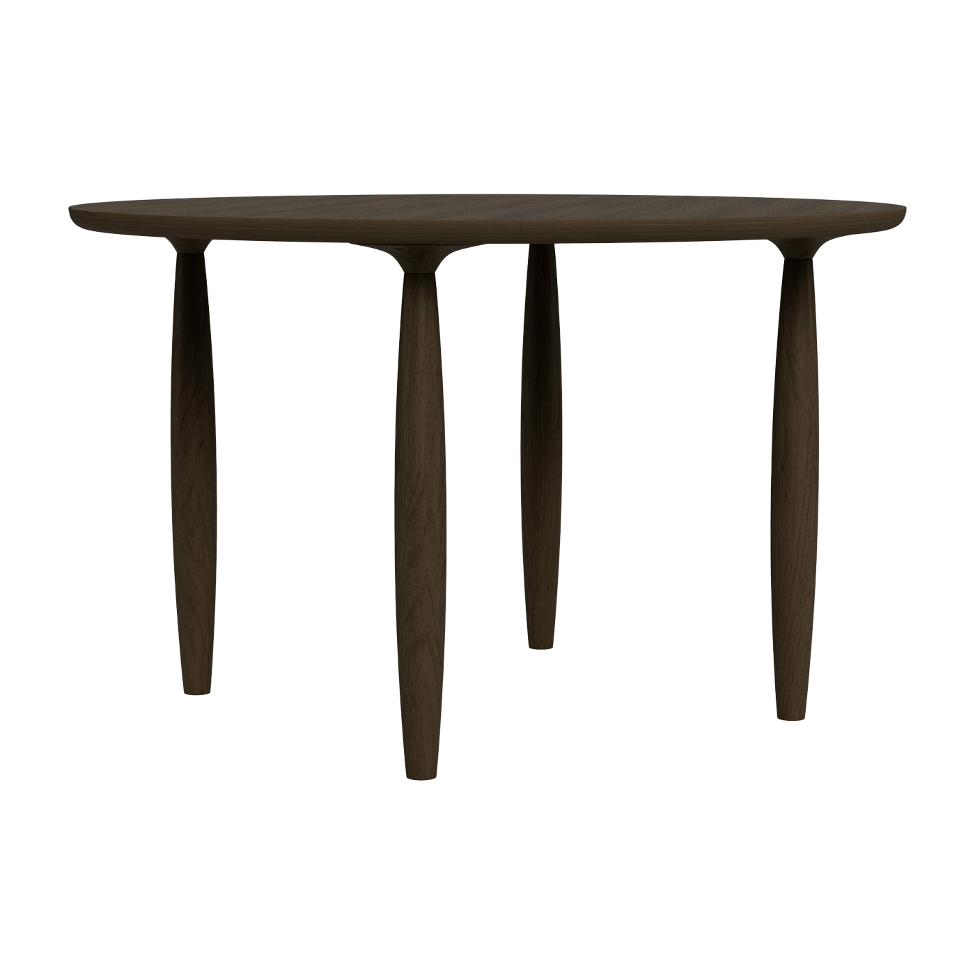 Esstisch ronde aus geräucherter Eiche 120 cm Oku - -. NORR11