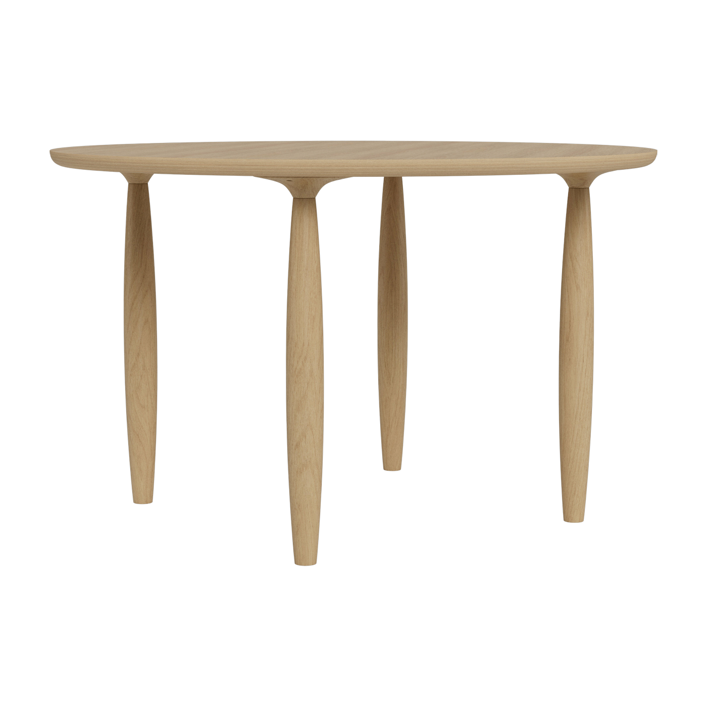 Esstisch ronde aus natürlicher Eiche 120 cm Oku - -. NORR11