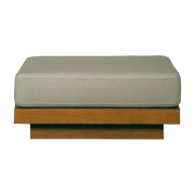 Pouf per esterni in Iroko e grano saraceno naturale Georges - Gabrielle Paris