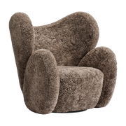 Sedia in pelle di pecora Big Big Chair - NORR11