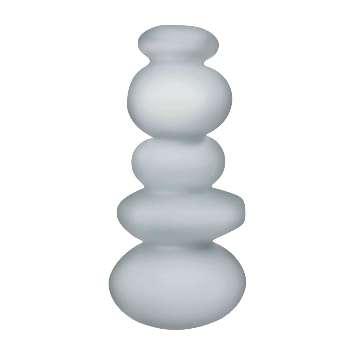 Porte-bougeoir gris Cairn - Nude Glass