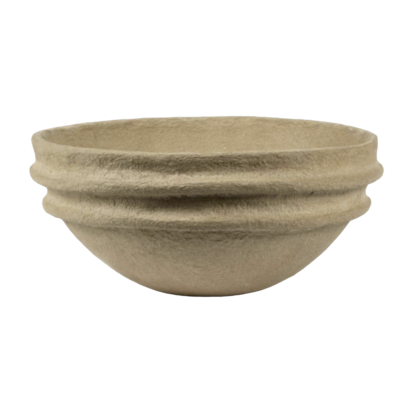 Earth - brown papier-mâché bowl Serax