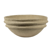 Earth - brown papier-mâché bowl Serax