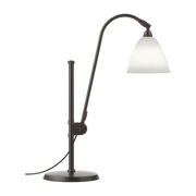 Weiße Tischleuchte base schwarz aus Messing BL1 -. Gubi