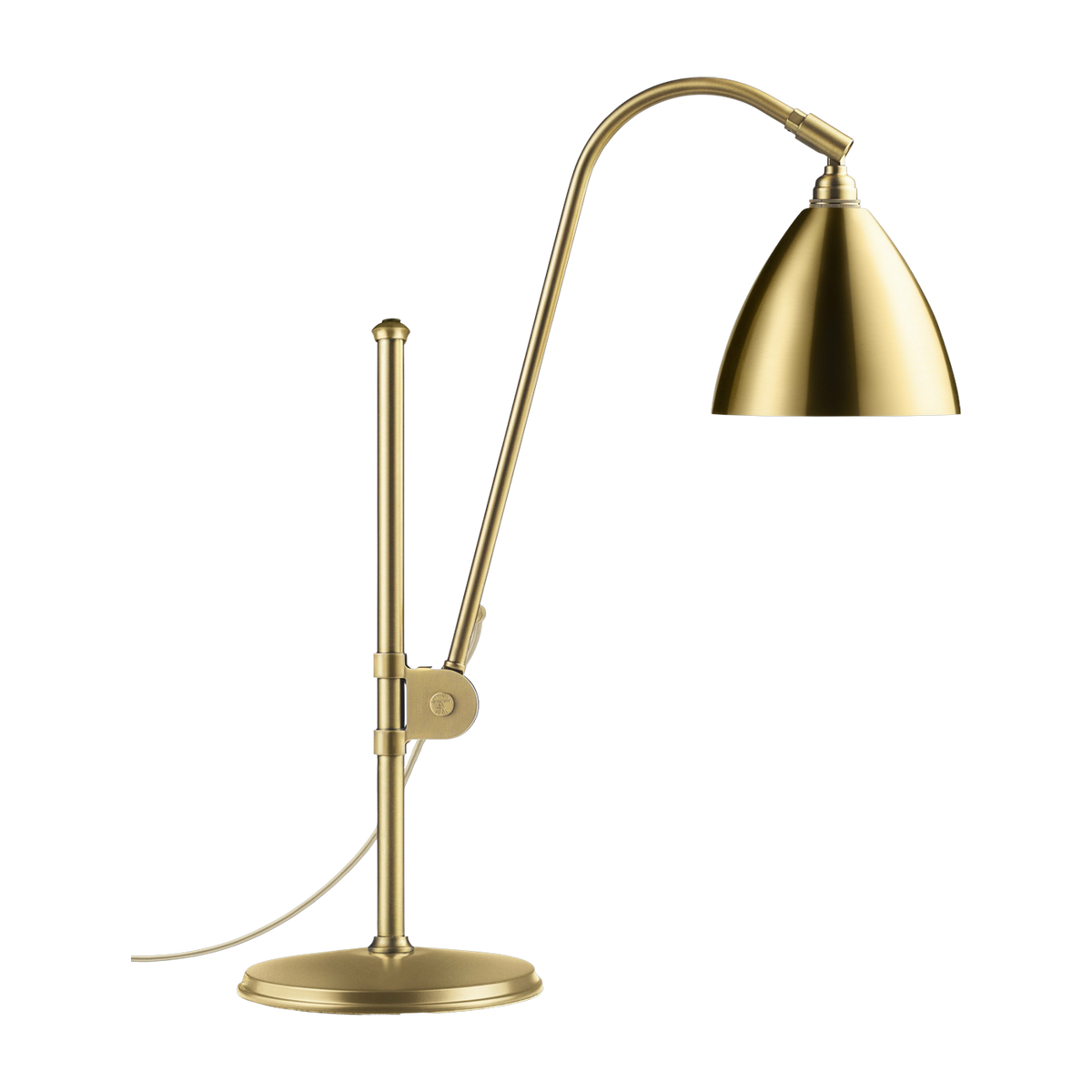 Goldene Tischleuchte aus Messing BL1 -. Gubi