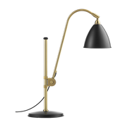 Schwarze Tischlampe base goldfarbenes Messing BL1 -. Gubi