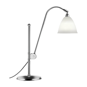 Cremefarbene Tischlampe base silberfarbenes Messing BL1 -. Gubi