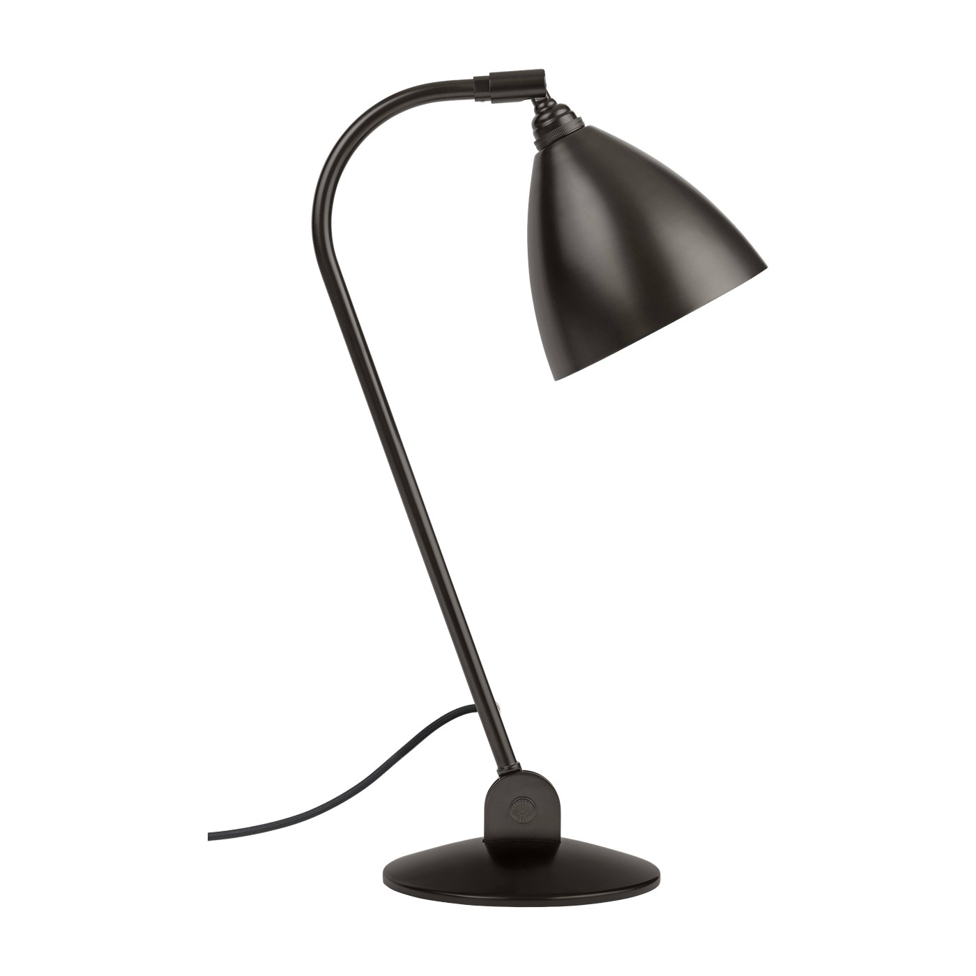 Schwarze Tischlampe aus Messing BL2 -. Gubi