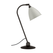 Tischlampe classique weiß base schwarz Messing BL2 -. Gubi