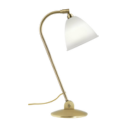 Weiße Tischlampe base goldfarbenes Messing BL2 -. Gubi