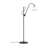 Lámpara de pie blanca base negra en latón 16 cm BL3 - Gubi