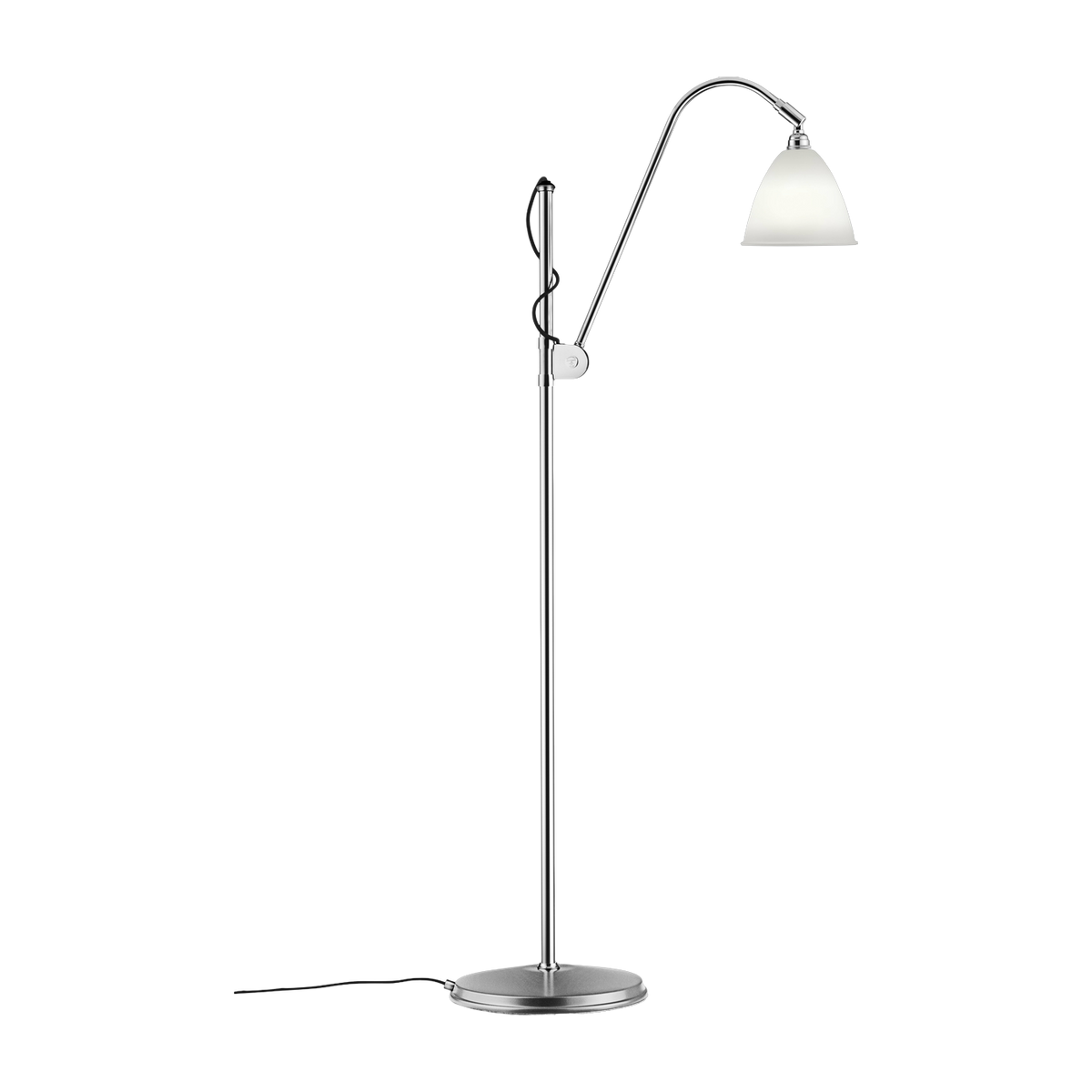 Cremefarbene Stehleuchte base silberfarbenes Messing 16 cm BL3 -. Gubi