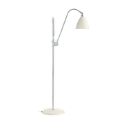 Lámpara de pie blanca base plateado en latón 16 cm BL3 - Gubi