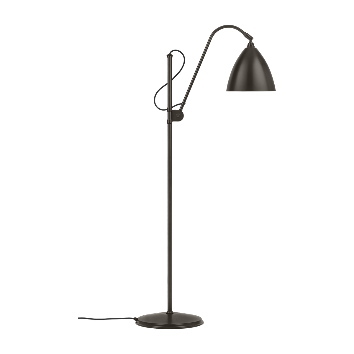 Lámpara de pie negra en latón 21 cm BL3 - Gubi