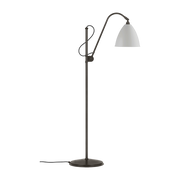 White floor lamp classique base black brass 21cm BL3 - Gubi