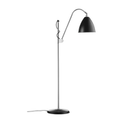 Black floor lamp base silver plated brass 21 cm BL3 - Gubi