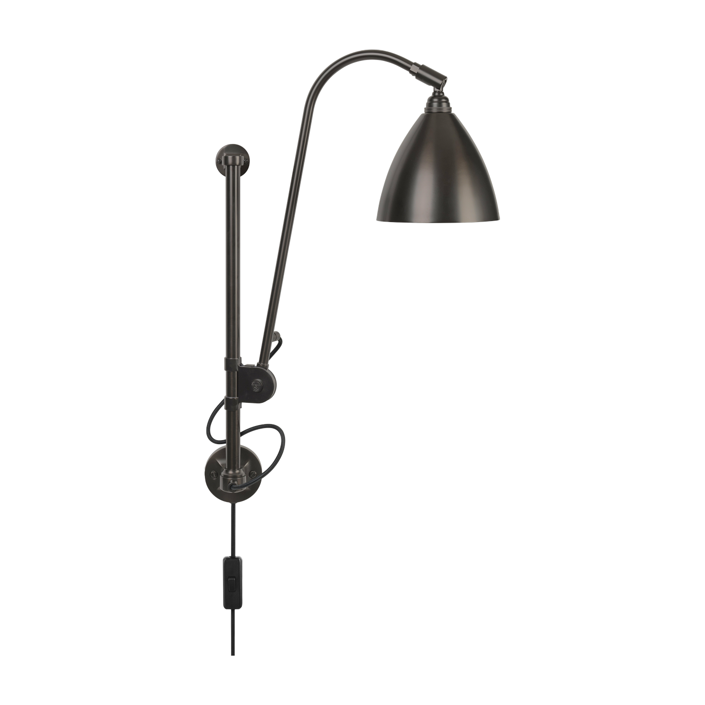 Lámpara de pared negra de latón BL5 - Gubi