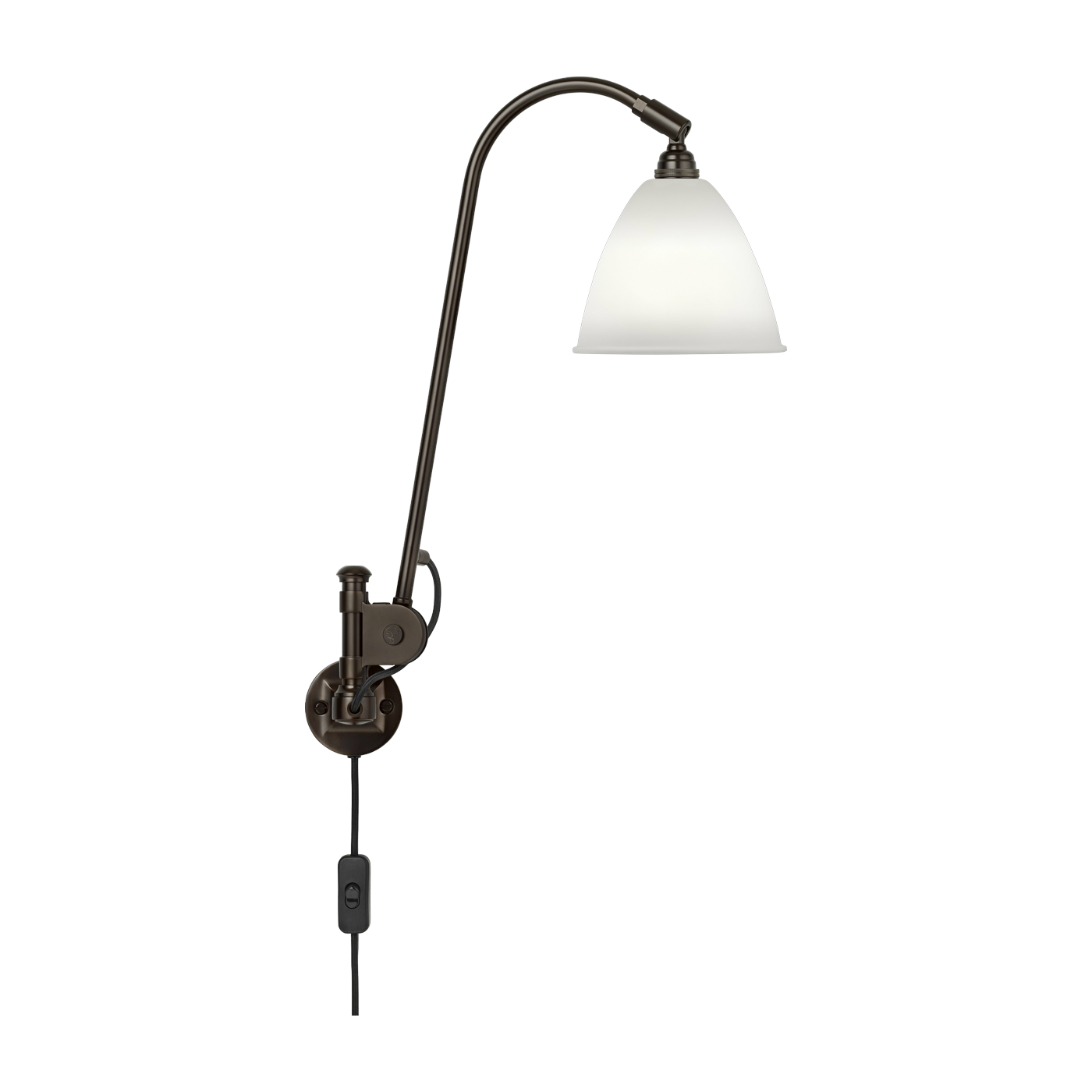 Lámpara de pared crema base de latón negro BL6 - Gubi
