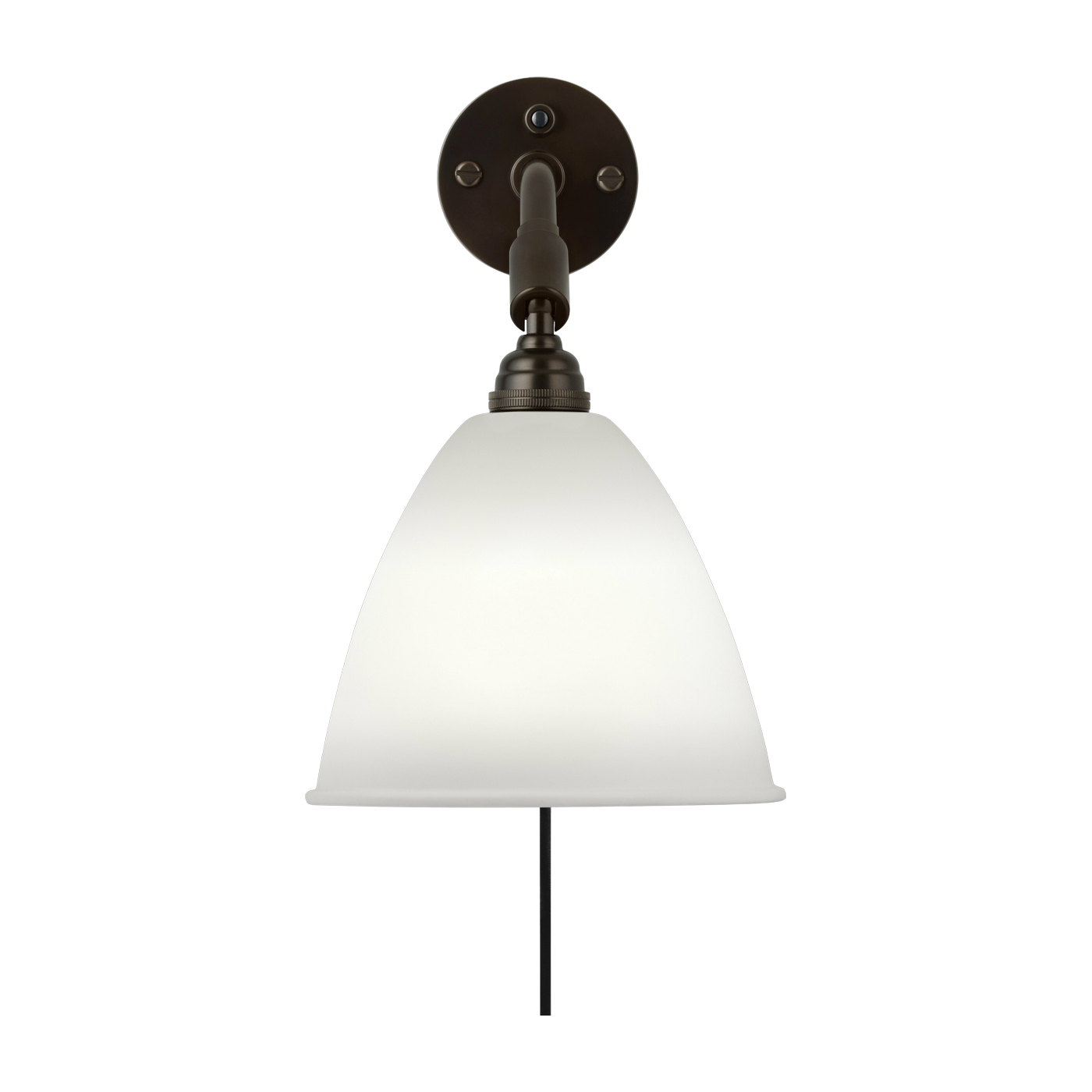 Lámpara de pared crema base de latón negro BL7- Gubi