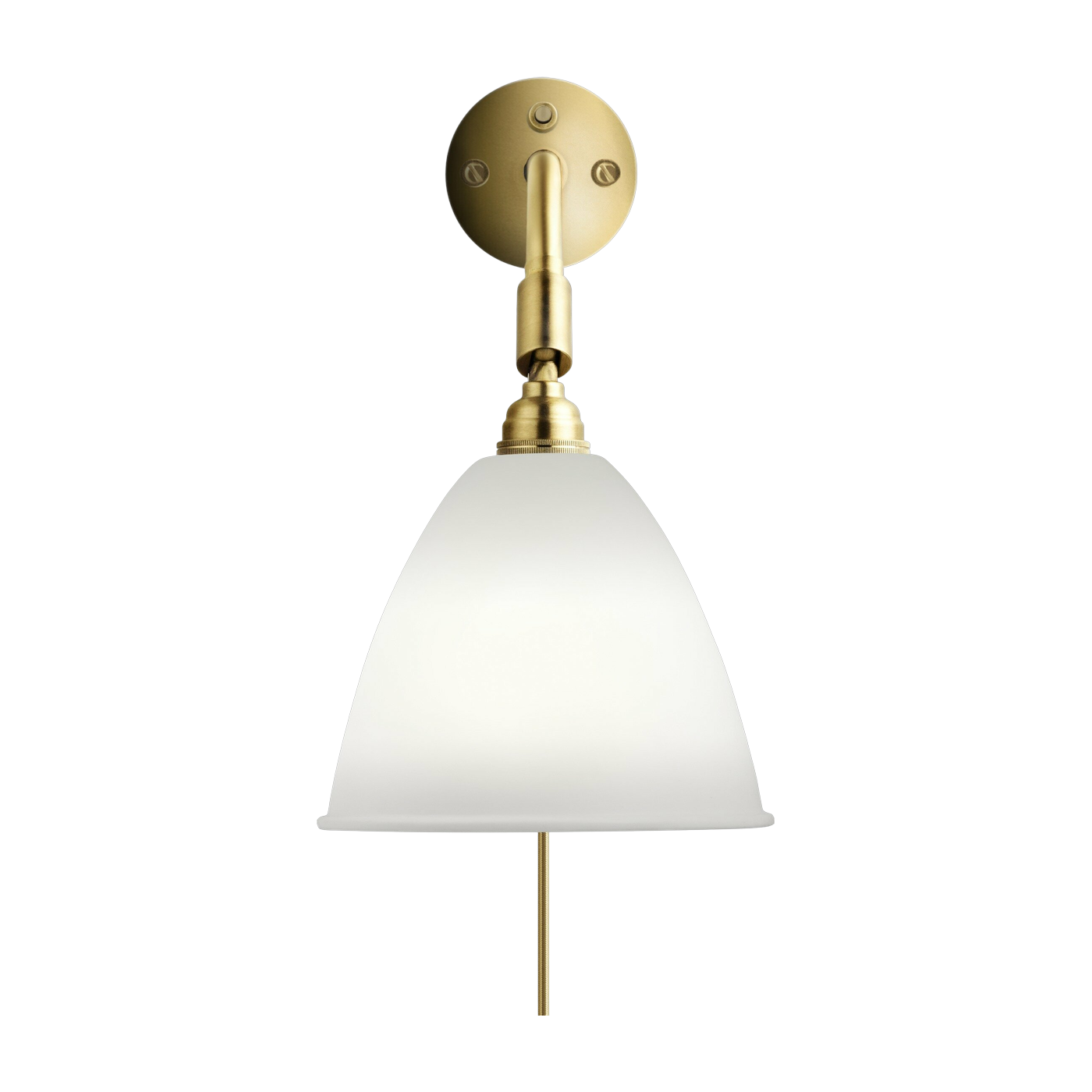 Lámpara de pared crema base de latón dorado BL7- Gubi