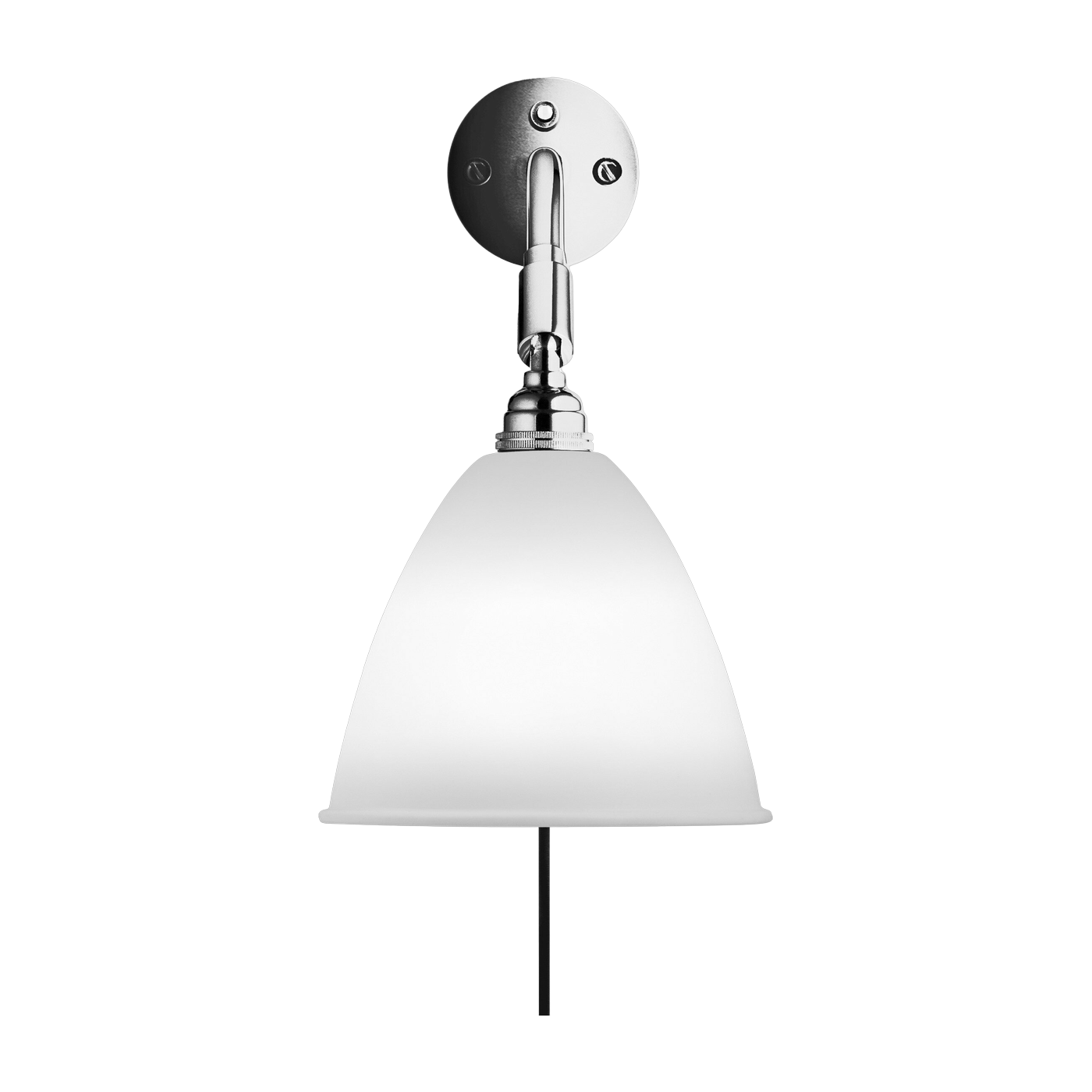 Lámpara de pared crema base de latón plateado BL7- Gubi