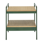 Table d'appoint en bois et métal vert Jaunty  - Hübsch