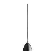 Suspension noire base argenté en laiton 16 cm BL9 - Gubi
