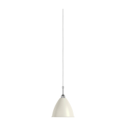 Suspension blanche base argenté en laiton 16 cm BL9 - Gubi