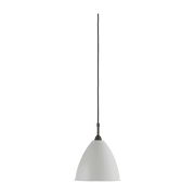 Lampada da parete bianca base in ottone nero 21cm BL9 - Gubi