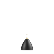 Schwarze Wandleuchte base goldfarbenes Messing 21cm BL9 -. Gubi
