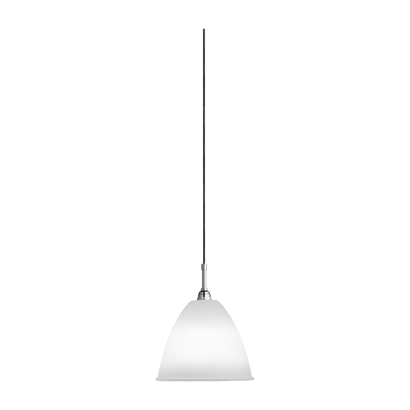 Lámpara colgante beige base plateada en latón 21 cm BL9 - Gubi